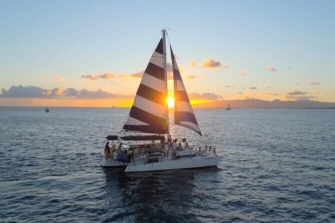 Best Waikiki Sunset Cruise:BYOB Sunset Sail with Swimming - BYOB sunset sailing at $71.10: why it feels like good value