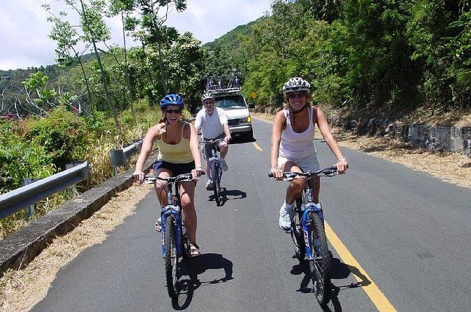 Full Day Oahu Bike, Hike, Sail and Snorkel Combo - The Catamaran Cruise Along Diamond Head