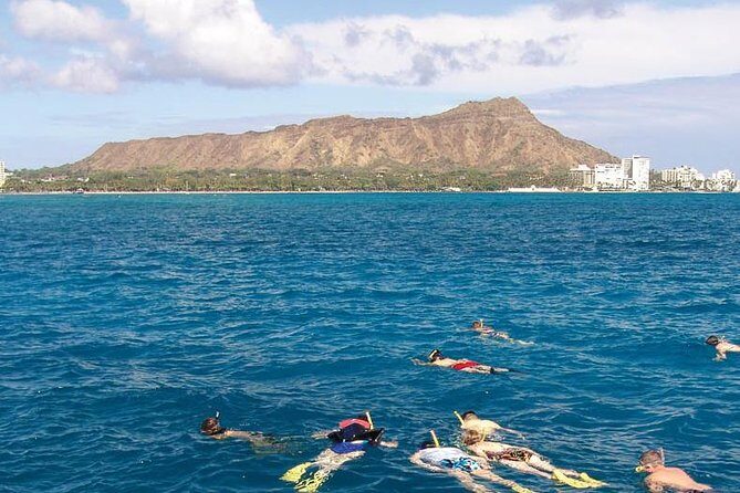Half Day Oahu Combo Adventure: Bike, Sail and Snorkel - The viewpoints matter: Punchbowl, the southern shoreline, and Honolulu from above