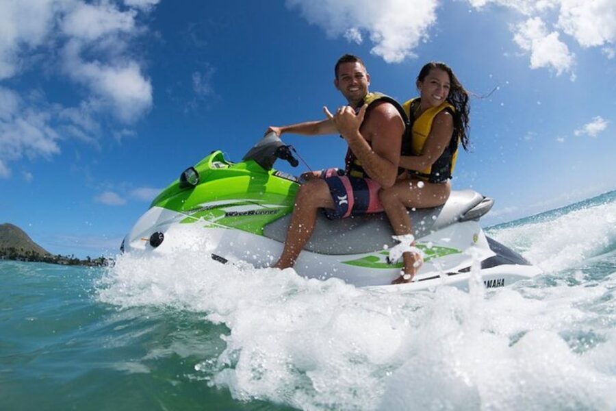 Hawaii Kai: Maunalua Bay Jet Ski Ride - What I like: the setup is simple and the crew keeps it moving