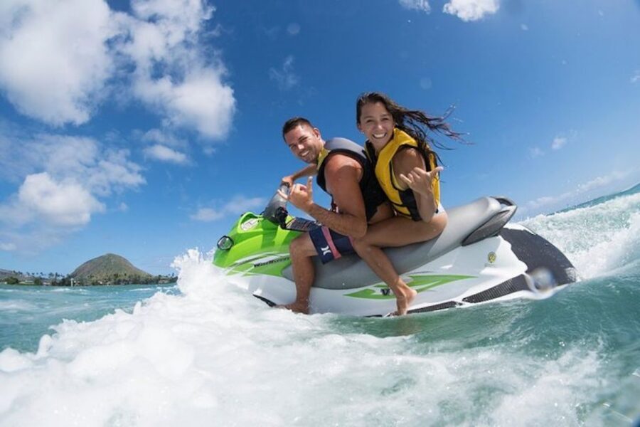 Hawaii Kai: Maunalua Bay Jet Ski Ride - First impressions: Hawaii Kai’s Maunalua Bay, in a controlled zone