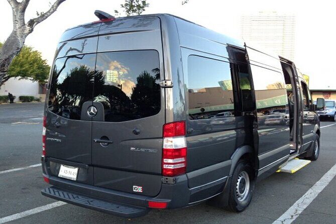HNL Airport & Waikiki Private Transfer by Brand New Mercedes Van - Mercedes van + up to 14 people: when this size actually helps