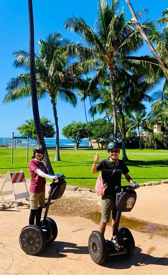 Honolulu: Diamond Head Segway Tour - Entering The Route From The Honolulu Zoo Sidewalk