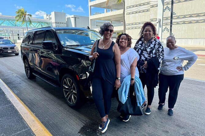Honolulu SUV Transfer - Hotel, Airport, Port (1-5 passengers) - Airport pickup at HNL: meeting you fast, not making you search