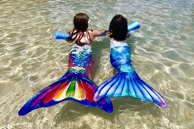 Mermaid Video shoot and Snorkel Adventure - Turning into a Mermaid: Poses, Hair-Flips, and Tail Basics