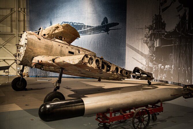 Pearl Harbor Aviation Museum Ticket with Audio Tour and Shuttle - Battle of Midway and the steep-attack bomber exhibit