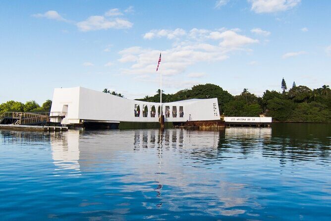 Pearl Harbor [Early Access], USS Arizona & Historic Honolulu Tour - Eternal Flame and the Hawaii State Capitol: remembrance plus modern governance