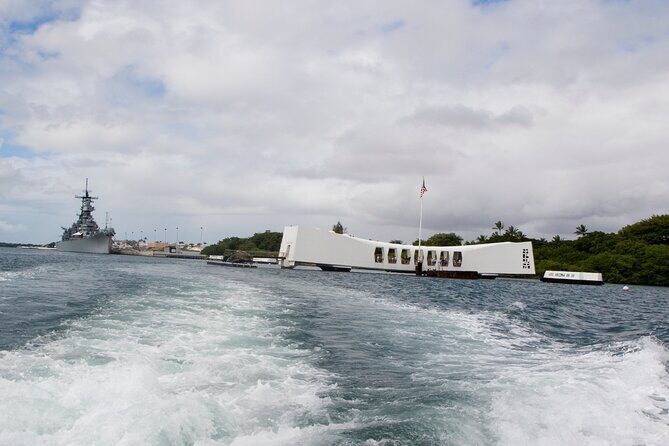 VIP tour to Pearl Harbor Arizona Memorial - Stop 2: arriving by shuttle again (it’s part of the pacing)