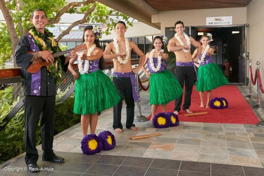 Waikiki: Luau and Buffet w/ optional Rock-A-Hula Show - Live Hula Music, a Hula Lesson, and Time in the Legends Room
