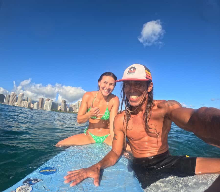Waikiki: Surf Lessons Easy 60 min classes no crowds! - First stop: Ala Wai Boat Harbor and the SURF BUS meet-up